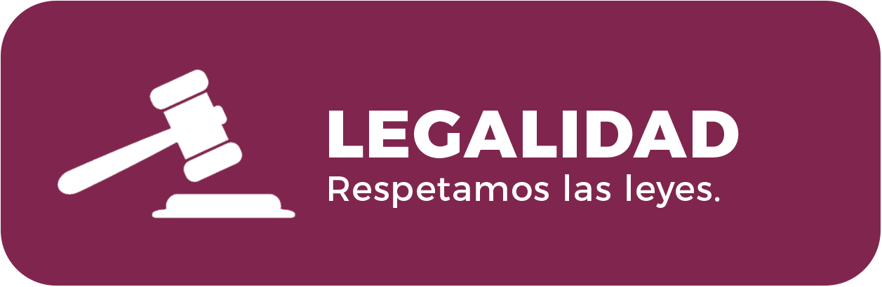 Legalidad - Respetamos las leyes
